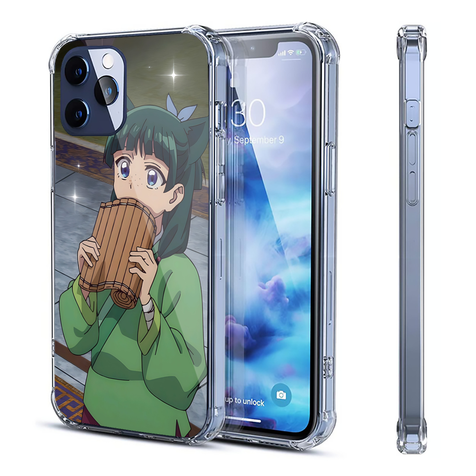 （画像用） 薬屋のひとりごと The Apothecary Diaries 【iPhone 12シリーズ対応】透明スマホケース（クリアソフトケース）